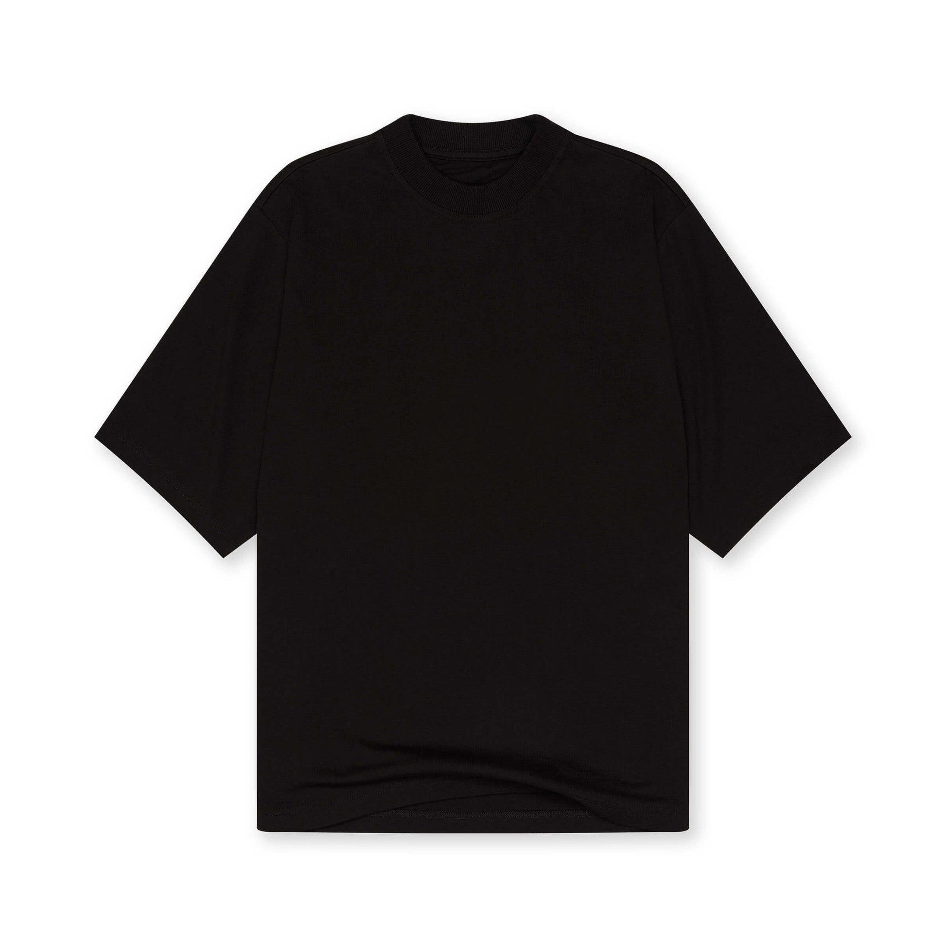 Oversized Premium Cotton Black T Shirt | BOMME STUDIO